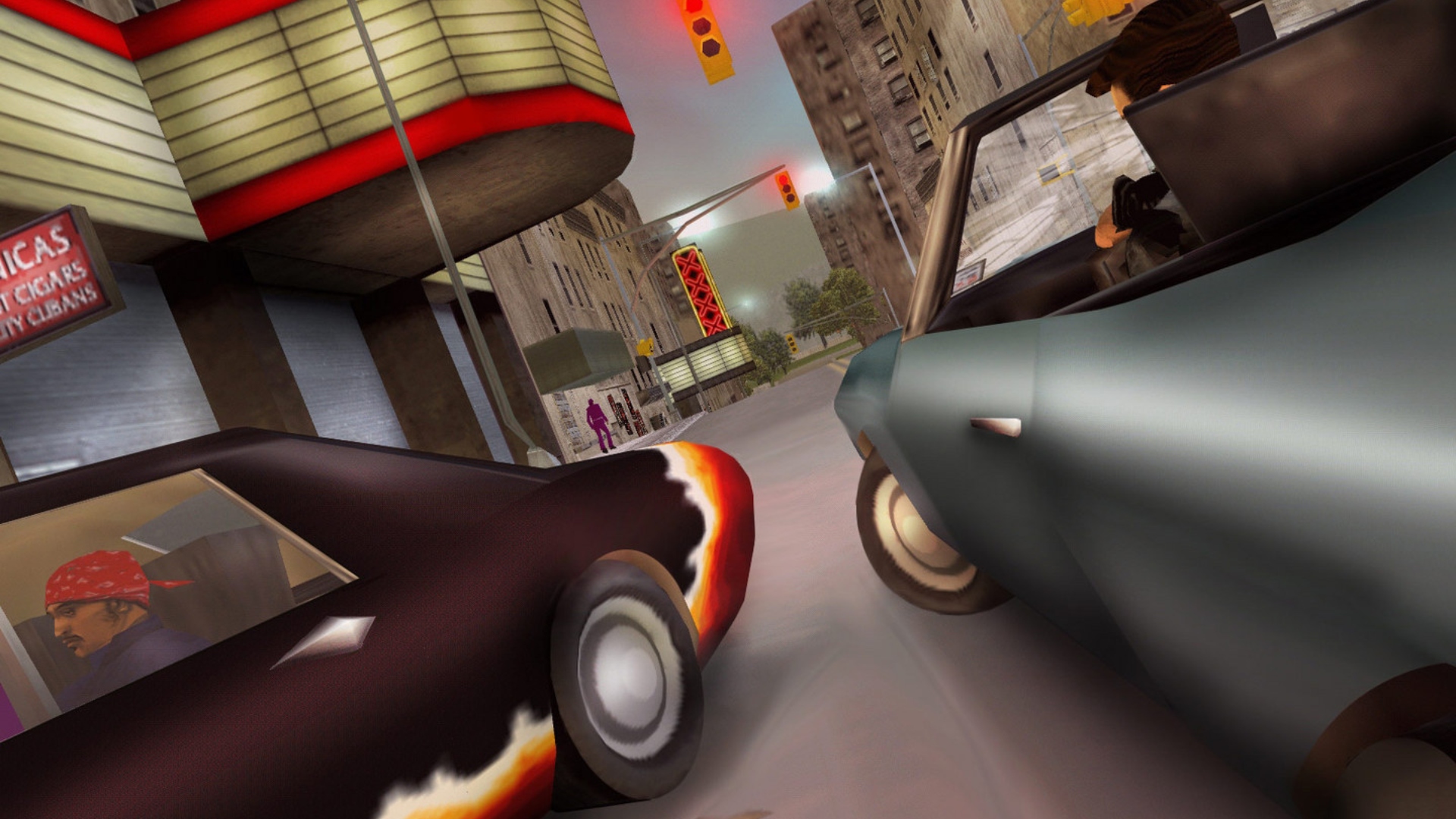 grand-theft-auto-3-gta-6-rockstar-geliştirici-açık-dünya-oyunları-özgürlük-şehir-1 GTA 3 eski Rockstar geliştirici röportajı: Rockstar açık dünya oyunu Grand Theft Auto 3'te arabalarda iki kişi