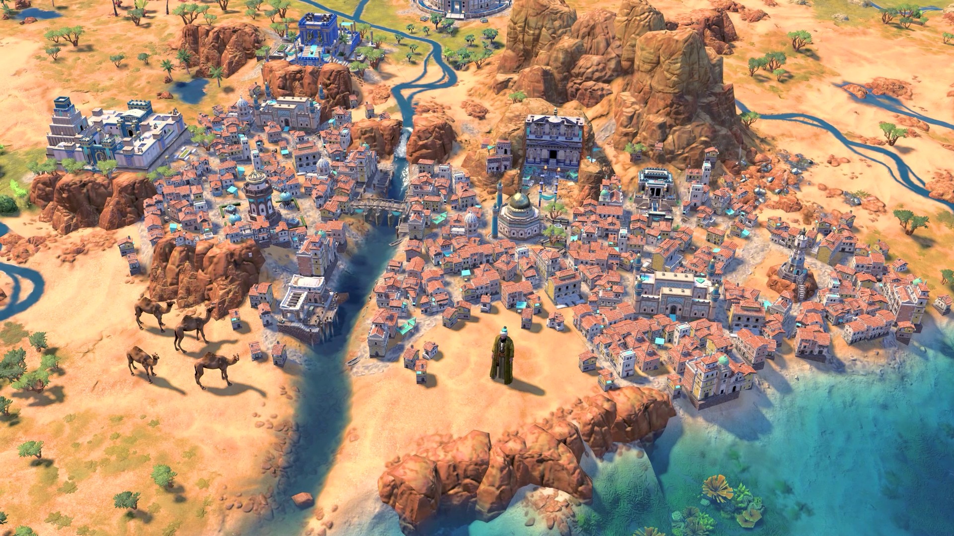 Civilization 7 diplomasisi açıklandı: 4X oyunu Civ 7'den hareketli bir şehir