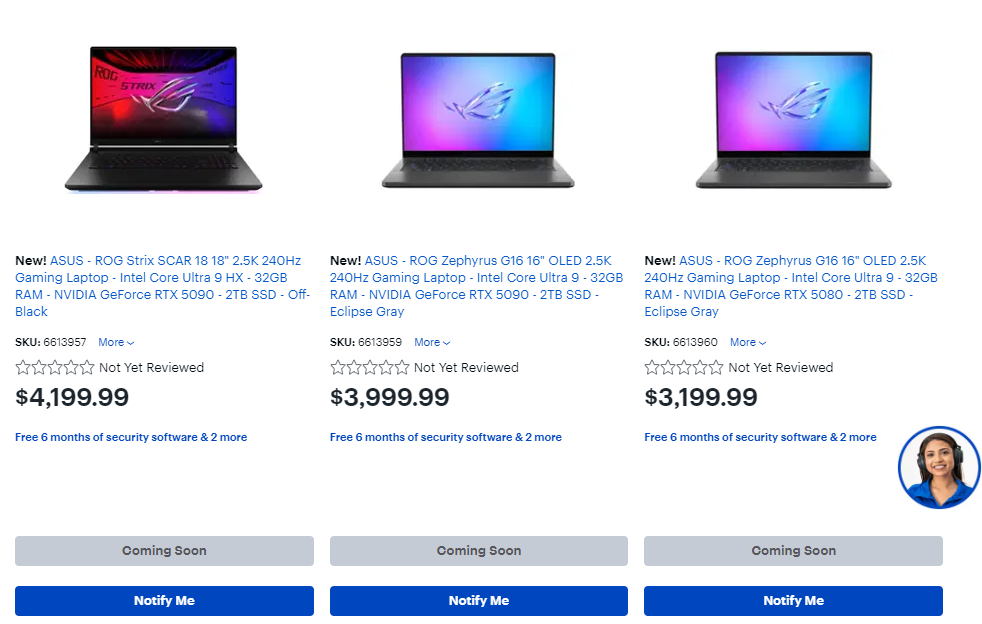 Best Buy RTX 50 dizüstü bilgisayarlar ASUS - (2)