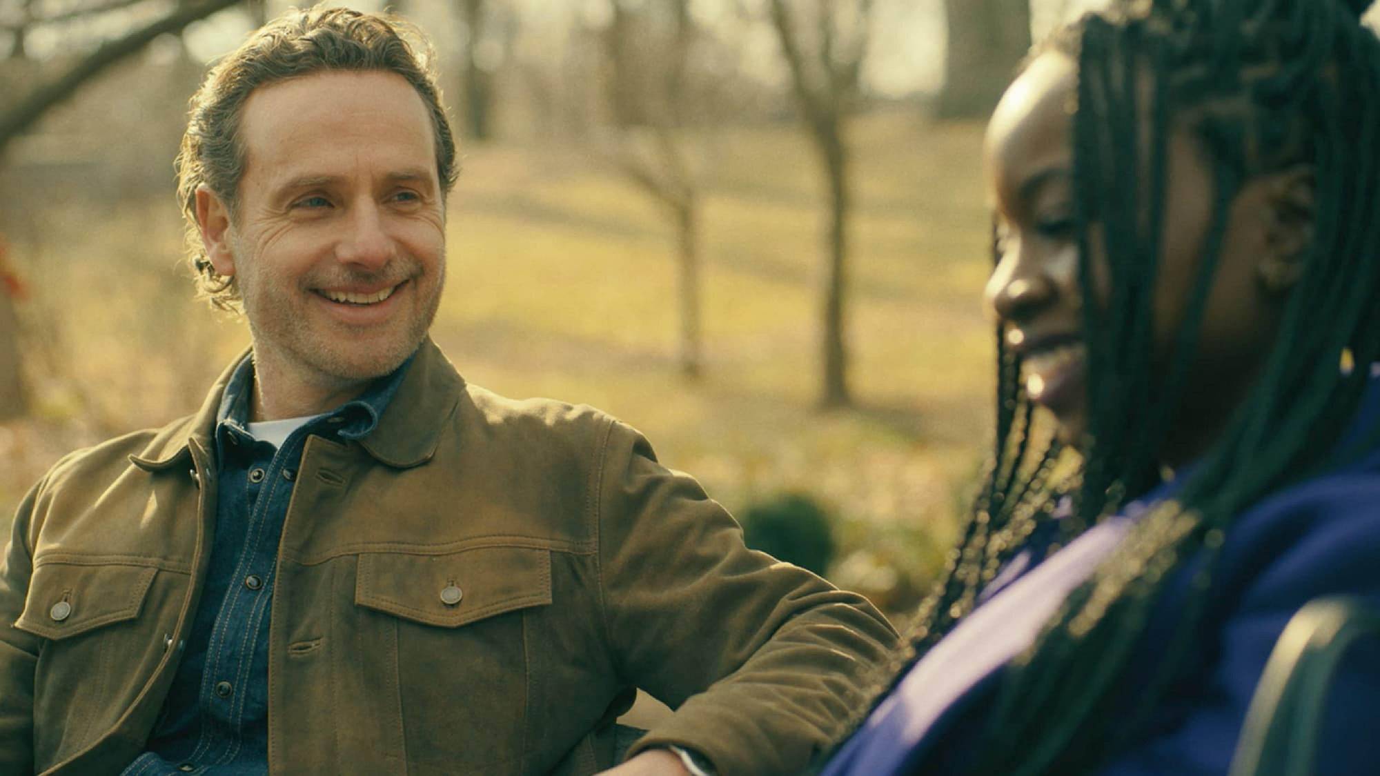Rick rolünde Andrew Lincoln ve Michonne rolünde Danai Gurira 