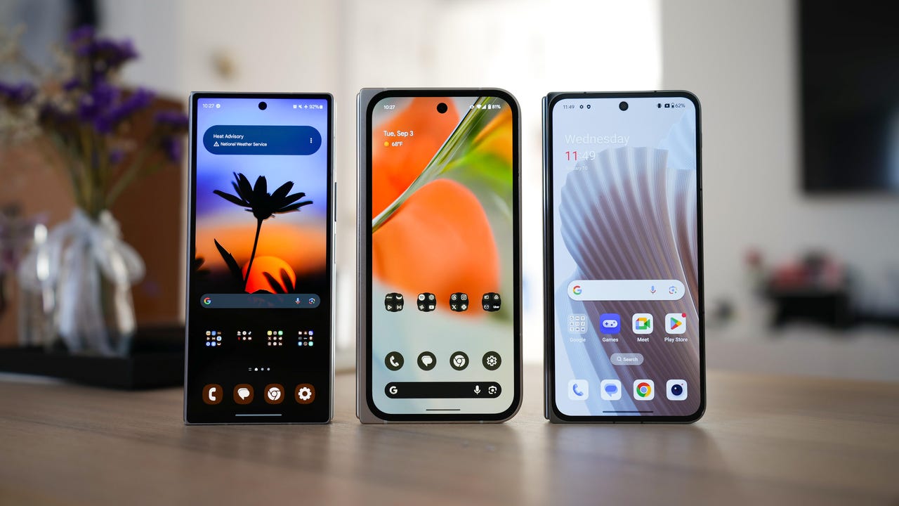 Google Pixel 9 Pro Fold, Samsung Galaxy Z Fold 6 ve OnePlus Open