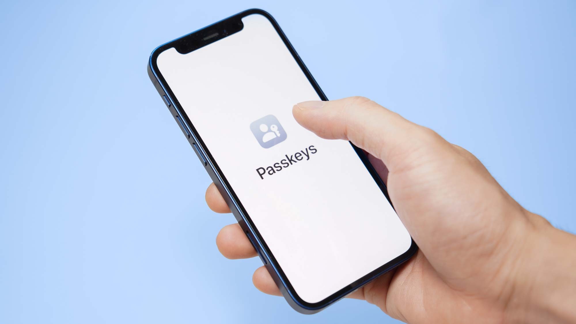Geçiş anahtarlarını gösteren bir iPhone