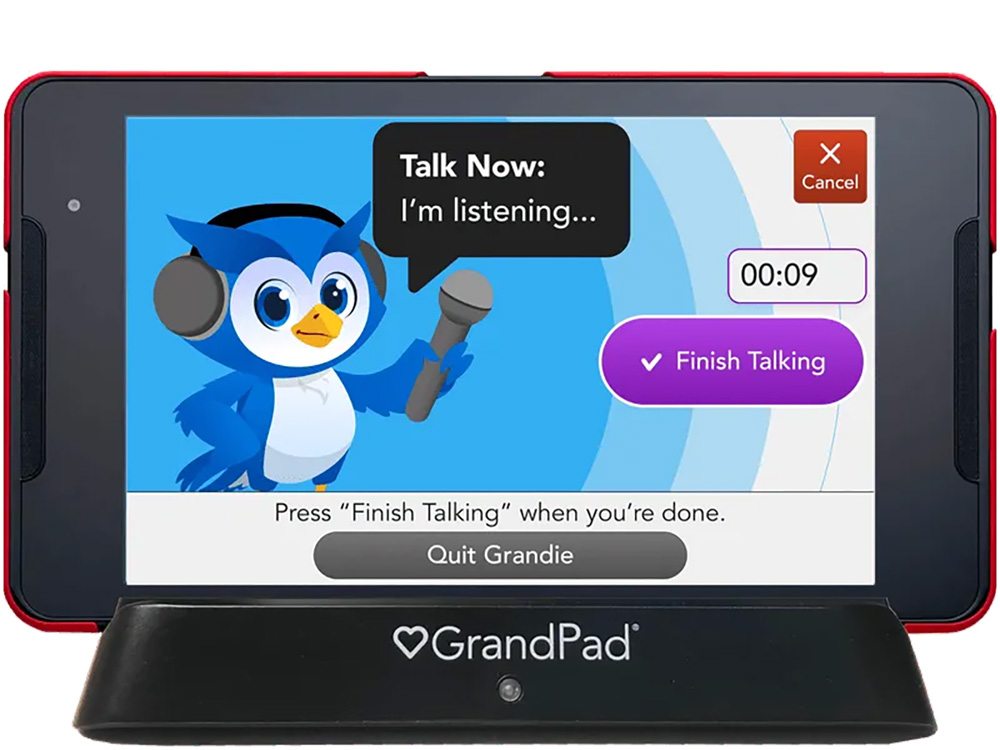 GrandPad Grandie Sohbet Keşfi