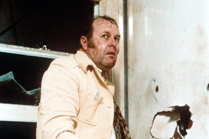 Blood Simple'ın heyecan verici finalinde M. Emmet Walsh.