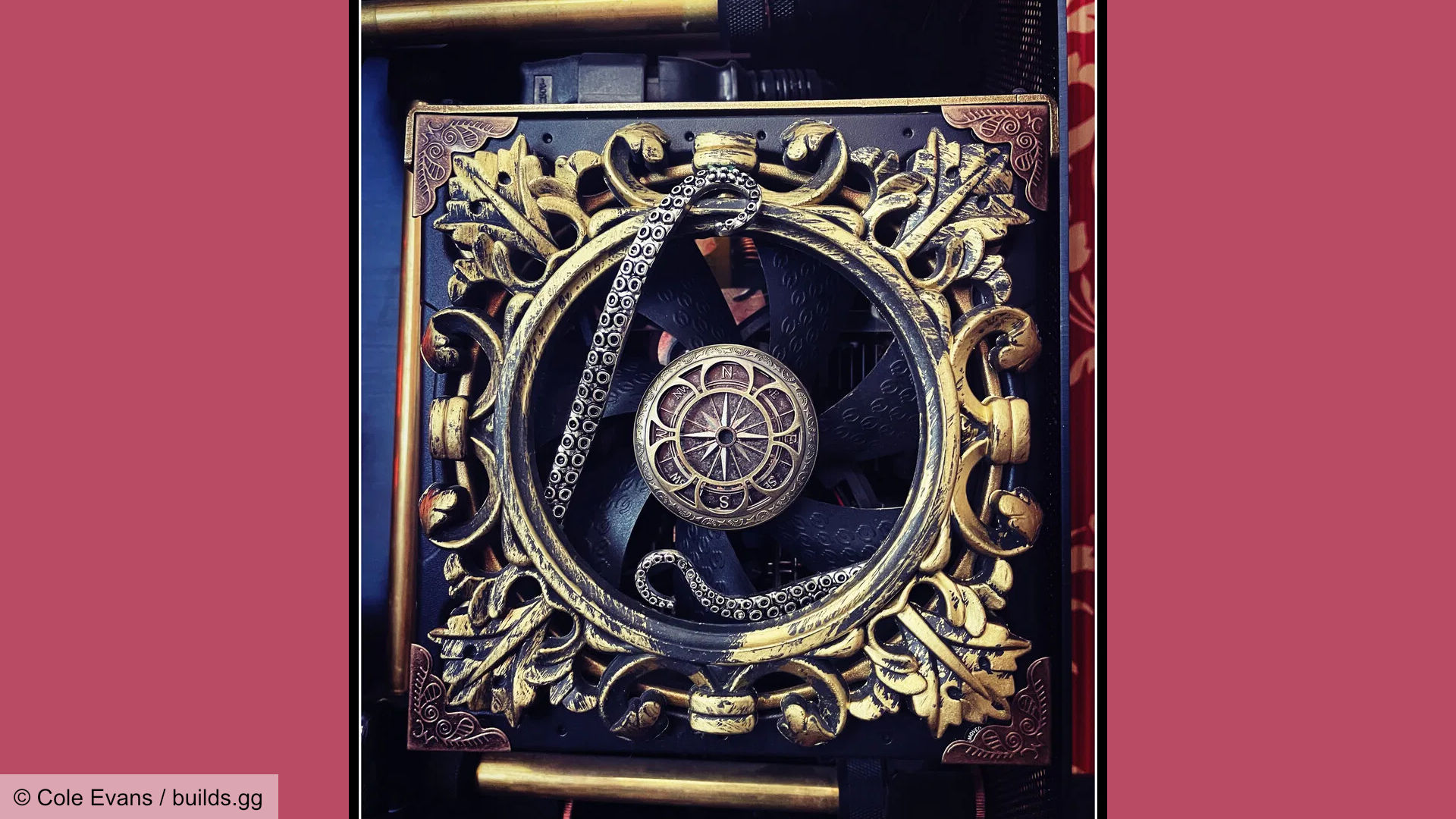 verne-steampunk-psu-kapağı Jules Verne, Steampunk oyun bilgisayarı PSU kapağına ilham verdi