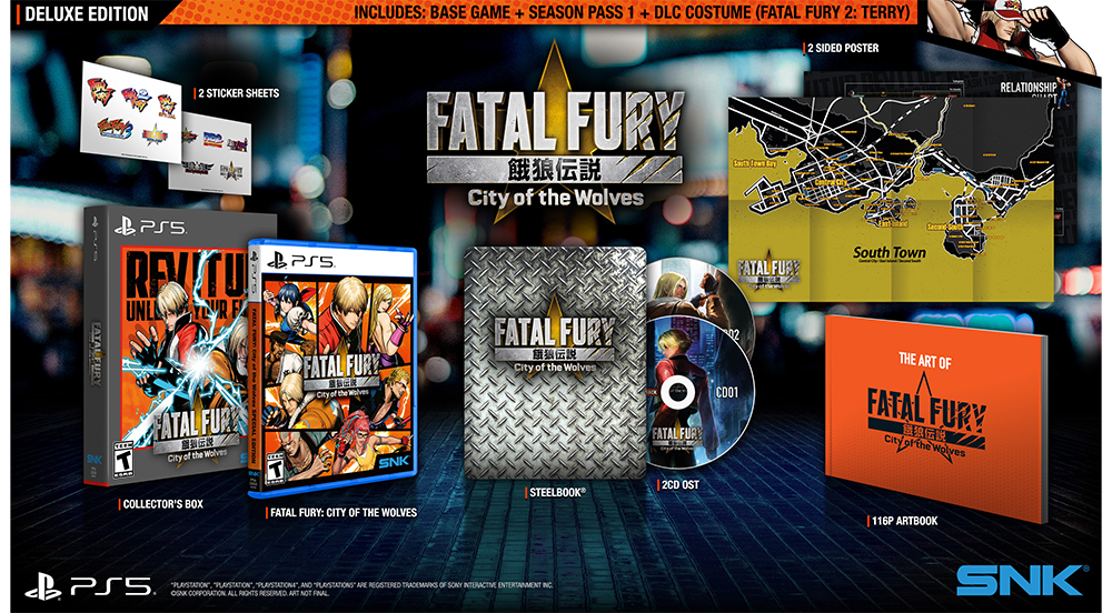 Fatal Fury: City of the Wolves Deluxe Edition (PS5'e Özel)
