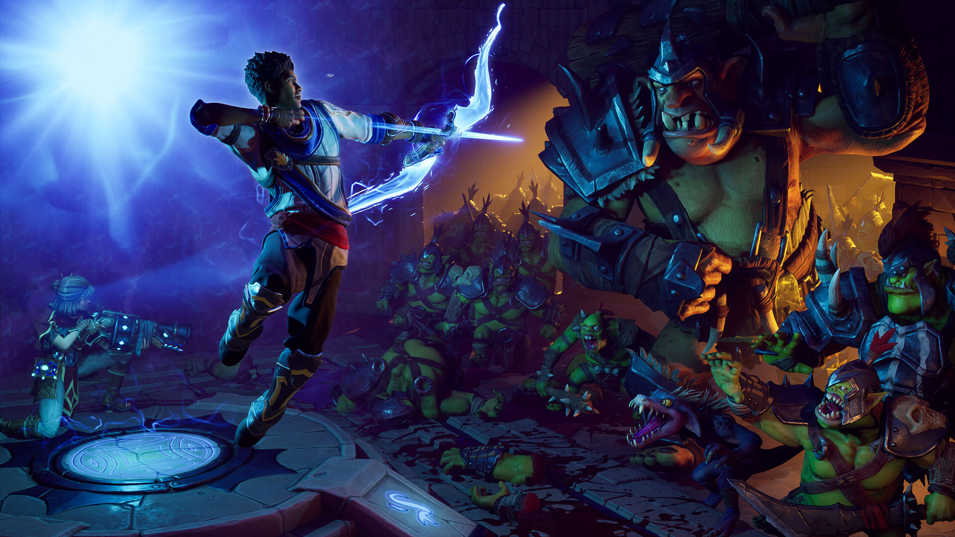 Orcs Must Die'da bir oyuncu ok atıyor! 3.