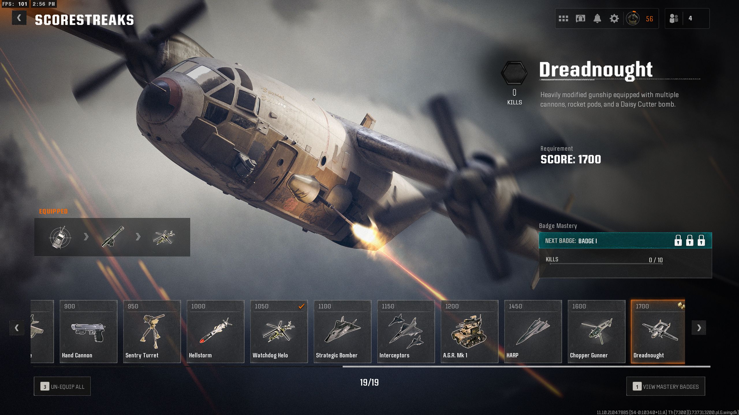 Black Ops 6'daki Dreadnought'u gösteren skor serileri.