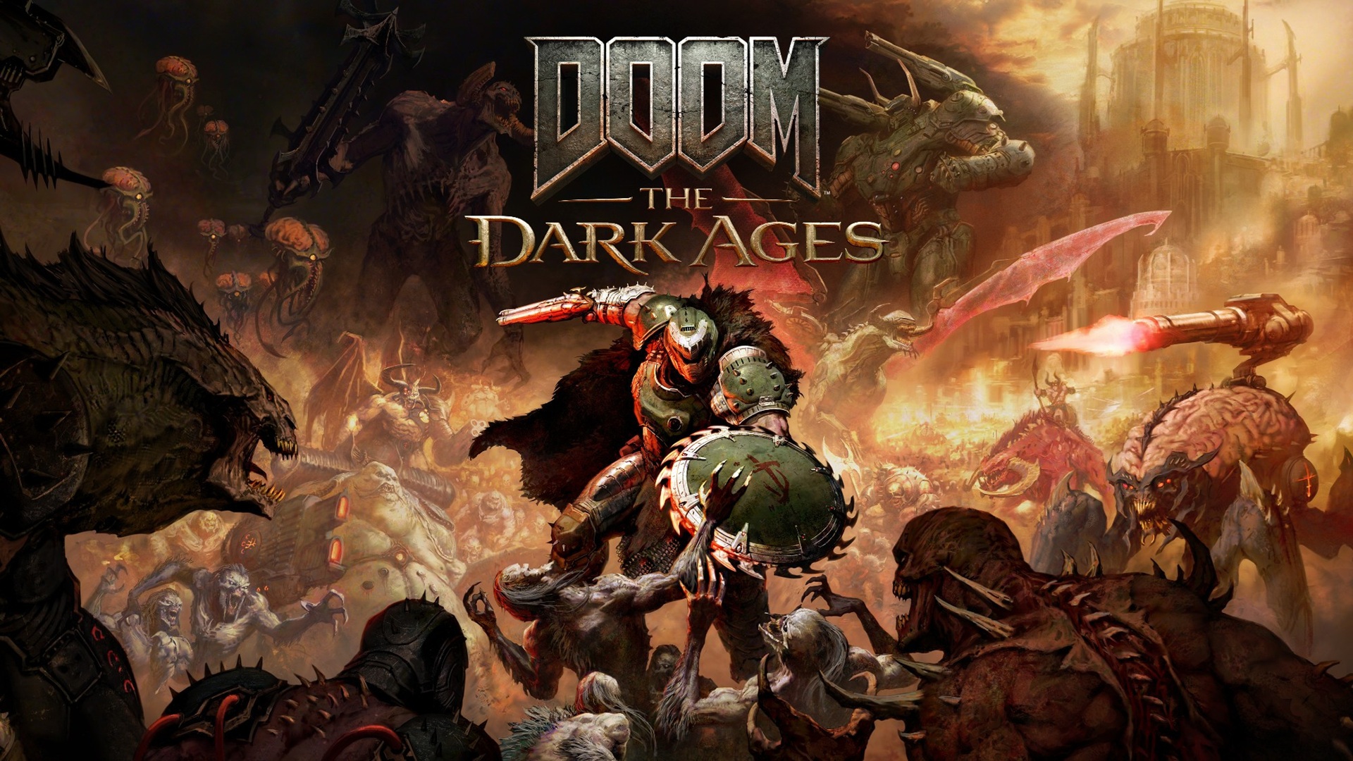 Doom: The Dark Ages Anahtar Art, Slayer'ı Öldüren Şeytanları Gösteriyor
