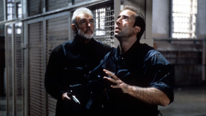 The Rock'ta Sean Connery ve Nicolas Cage.
