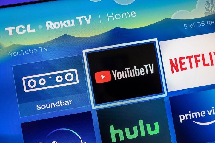 Roku TV'de YouTube TV
