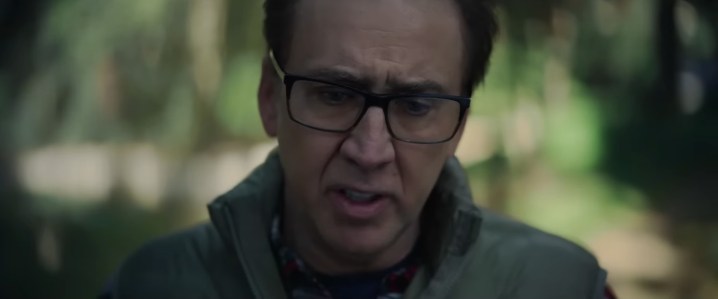 Nicolas Cage "Uzayın Dışında Renk" filminde.