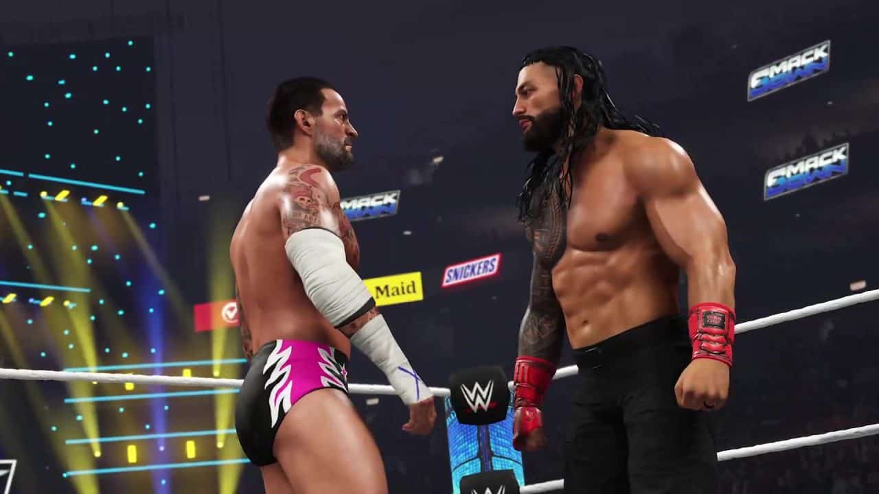 WWE2K25-ROMAN-CMPUNK-OuterHaven WWE 2K25