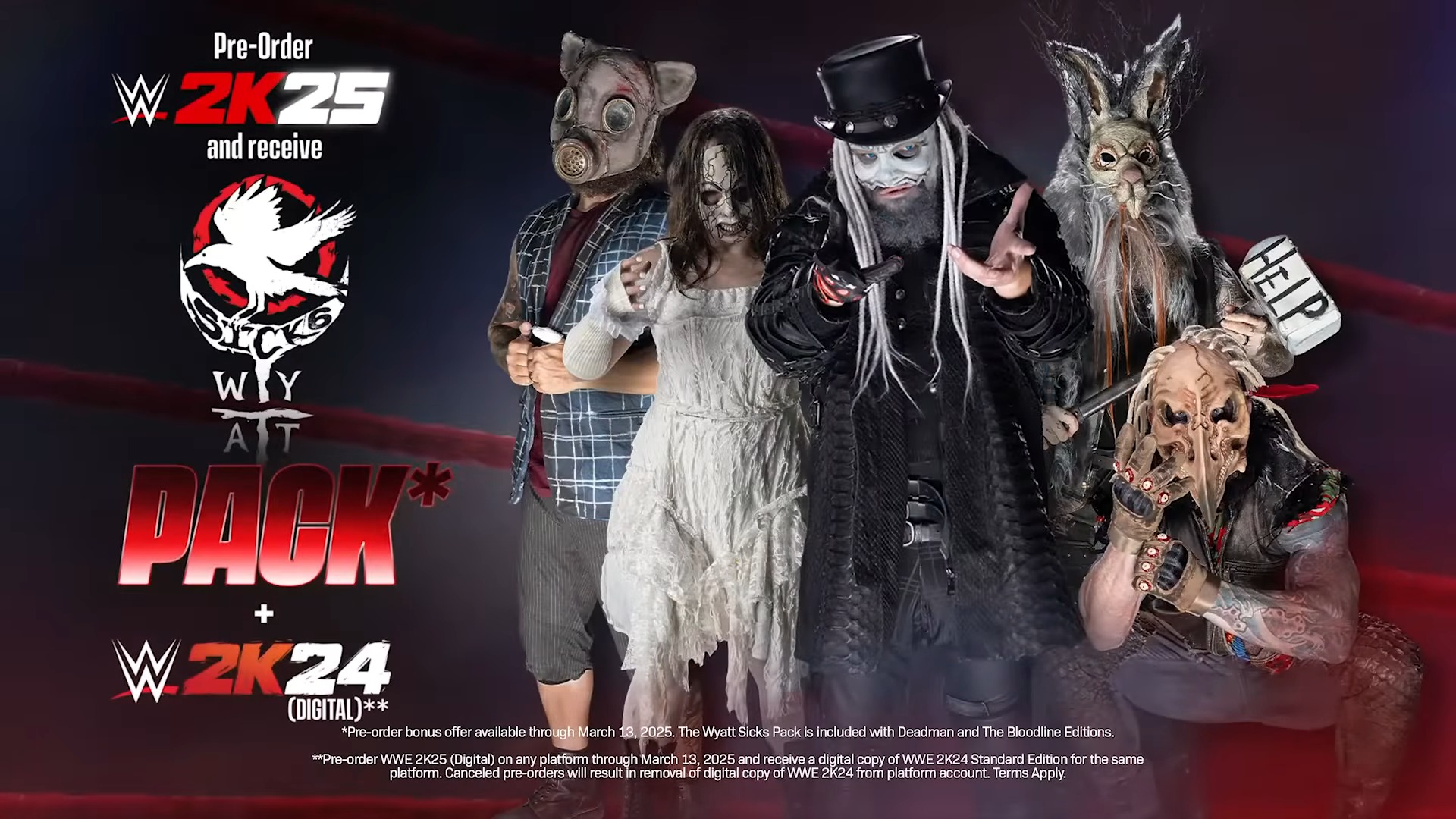 WWE 2K25 için ön sipariş bonusları