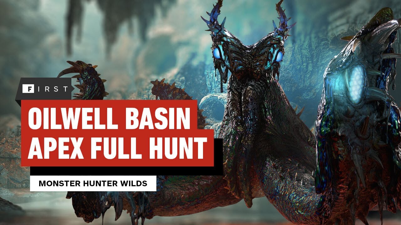 Monster Hunter Wilds: Oilwell Havzası Apex Nu Udra Tam Av (4K) | Önce IGN - YouTube