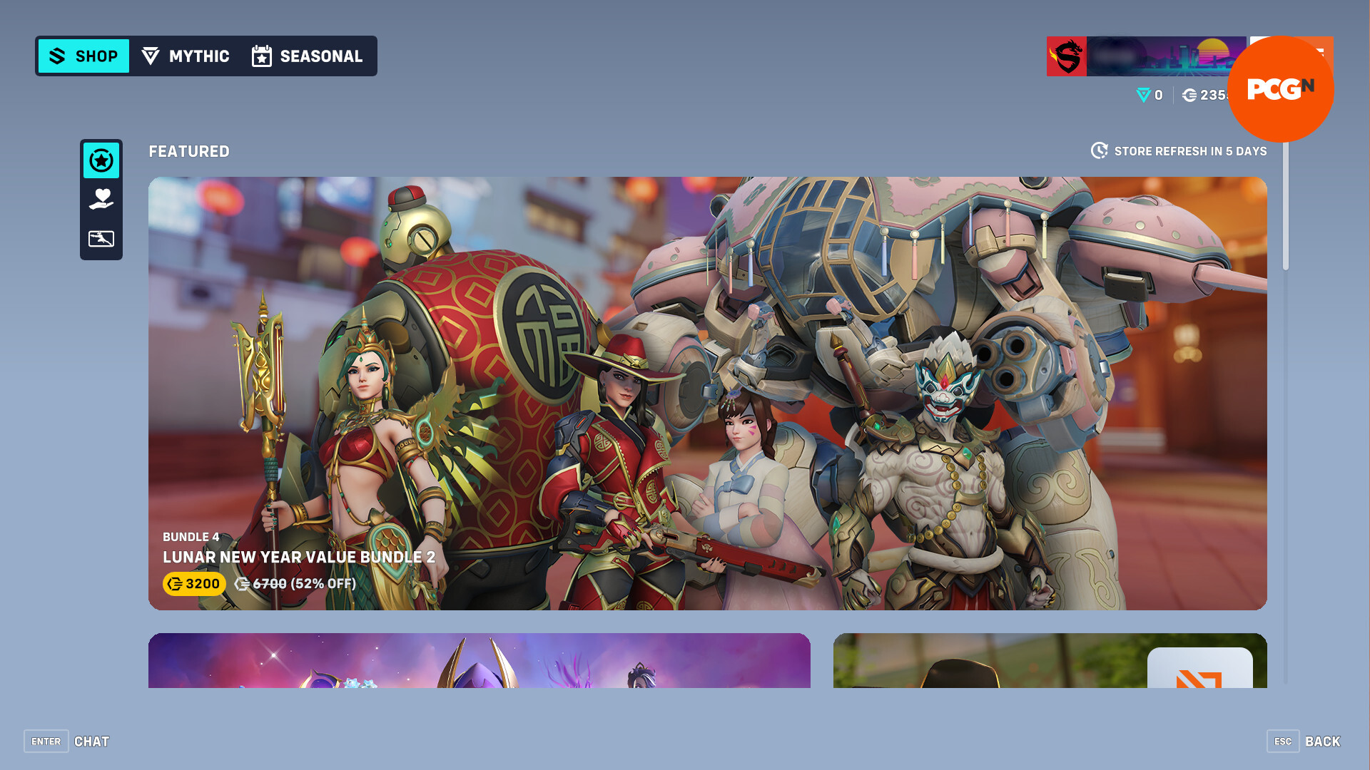 Overwatch-2-Shop-Ocak-30-2025 30 Ocak'ta Overwatch 2 mağazasının bir görüntüsü, yeni ay kozmetiklerini gösteriyor