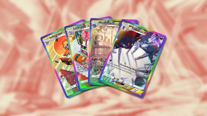 Infernape eski, Lickilicky eski, Mismagius eski, Pokemon TCG cebinde Weavile Ex.