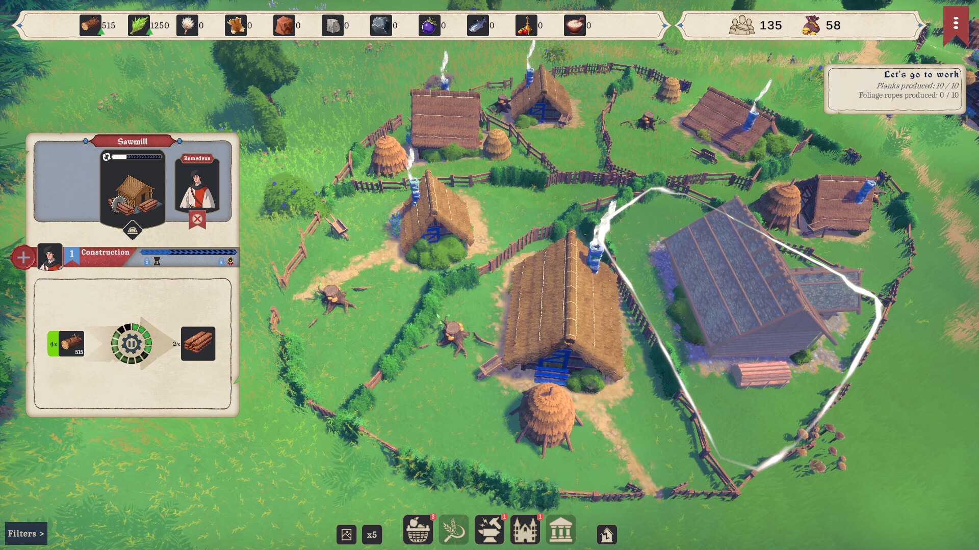 City Tales Steam City Building Oyunu: Steam Ortaçağ Game City Tales'tan Bir Kasaba