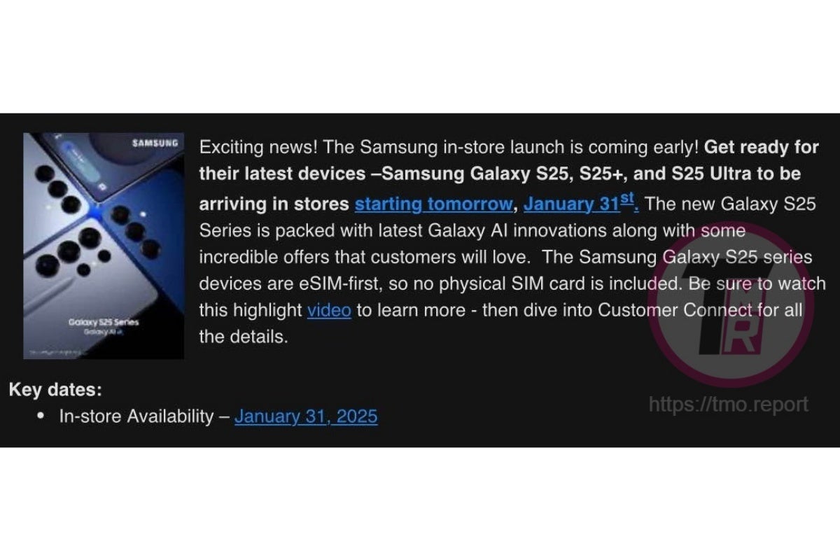 Bu sızdırılan bu belgede oldukça yasal görünüyor, ancak taşıyıcının onayını bekleyelim. - Bekle, AT&T bugün Samsung Galaxy S25 serisini piyasaya sürüyor mu?!