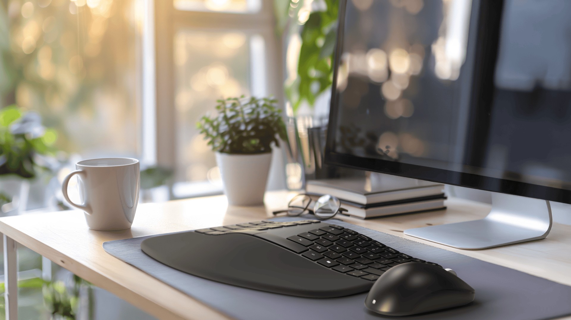 Microsoft tarafından tasarlanan Kompakt Ergonomik Klavye