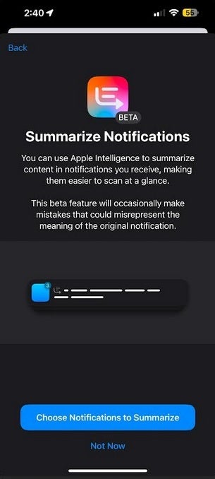 iOS 18.3 beta 3, yapay zeka tabanlı Özet Bildirimlere yönelik iyileştirmeler içerir.