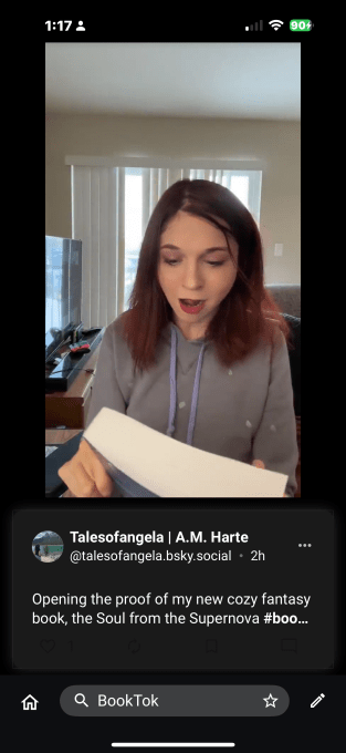 Surf's Booktok Feed ekran görüntüsü