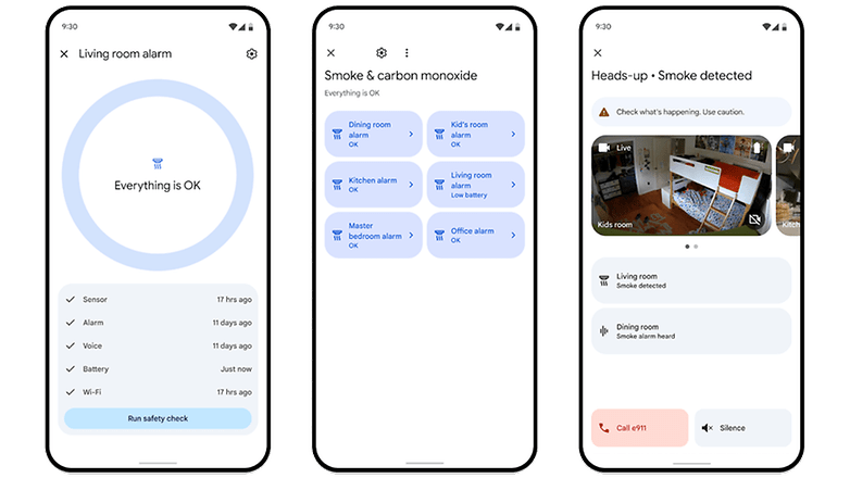 Google Home uygulamasında Google Nest Koruma alarmı Google Home uygulamasında Google Nest Koruma alarmı