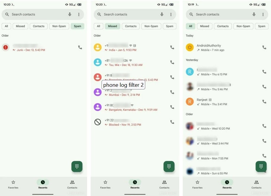 Google Telefon uygulamasına gelecekte yapılacak bir güncelleme, Android ve Pixel kullanıcılarının gelen ve giden çağrılara erişme biçimini değiştirebilir. | Resim kredisi-Android Otoritesi - Google, bazı Android ve tüm uyumlu Pixel telefonlar için güncellenmiş ve daha kullanışlı Telefon uygulamasını hazırlıyor