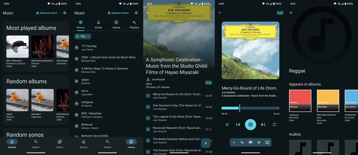 LineageOS'un Twelve adlı yeni müziğinin ekran görüntüleri