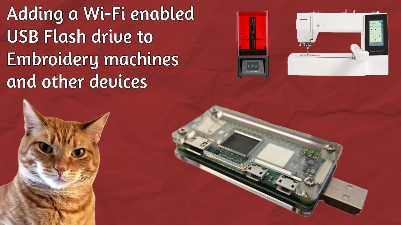Raspberry Pi Zero 2w'yi Wi-Fi özellikli bir flash sürücü olarak ayarlama - YouTube