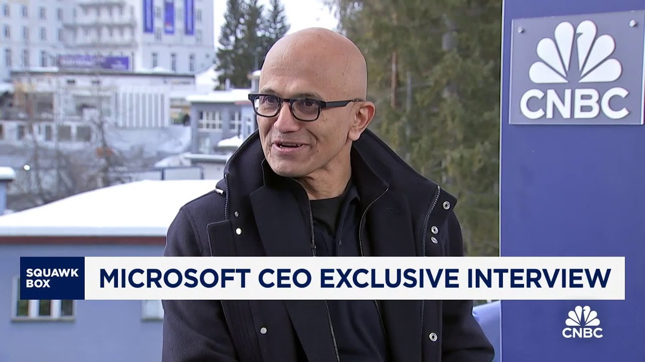 Microsoft CEO'su Satya Nadella, 500 Milyar Dolarlık Stargate projesinde: OpenAI ile ortaklığımız devam ediyor - YouTube