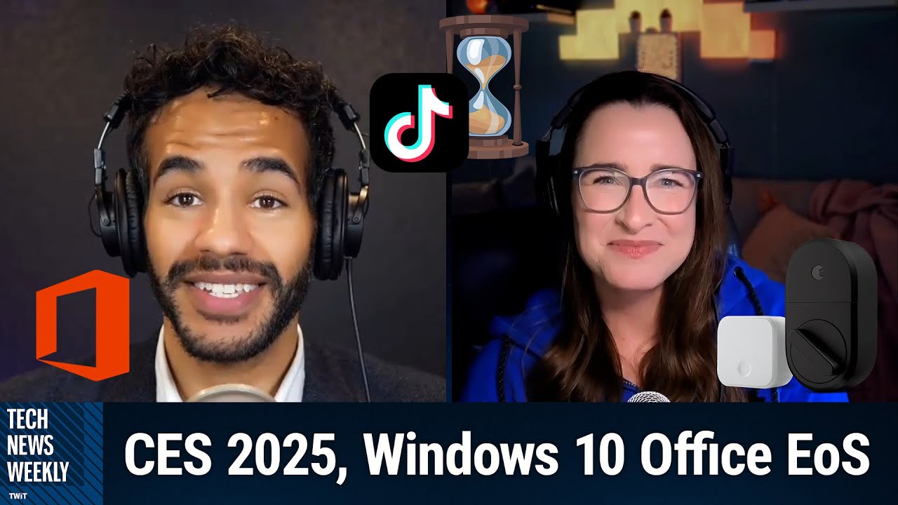 TikTok ABD Uygulamasını Kapatabilir - CES 2025, Windows 10 Office EOS - YouTube