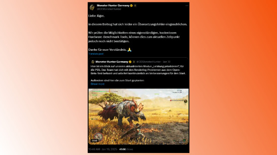 canavar avcısı-wilds-pc-benchmark-aracı-güncelleme Monster Hunter Wilds PC kıyaslama aracı güncellemesi