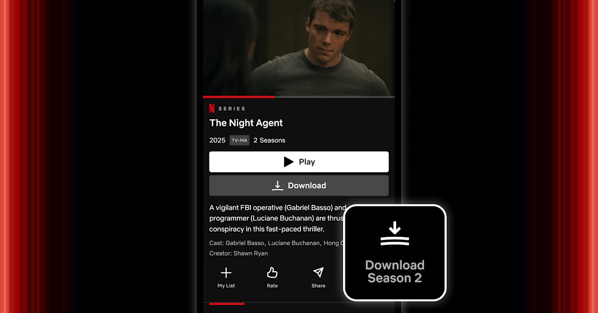 Netflix'in tüm sezonu iOS'ta indirme seçeneğinin demosu