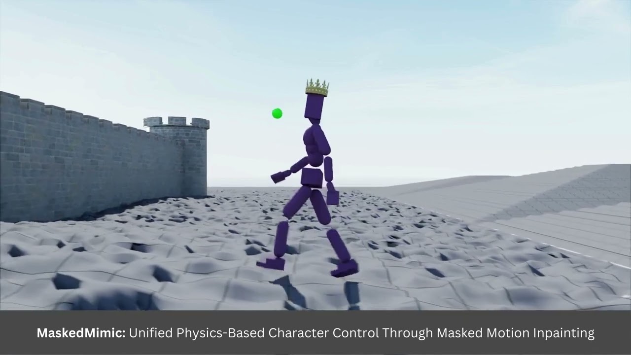 NVIDIA Project GR00T'den MaskedMimic ile İnsansılar için Birleşik Tüm Vücut Kontrolü - YouTube