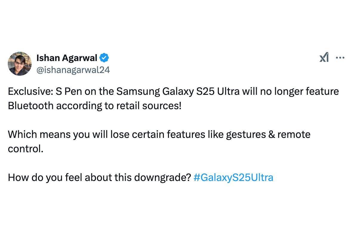 Galaxy S25 Ultra S Kalem