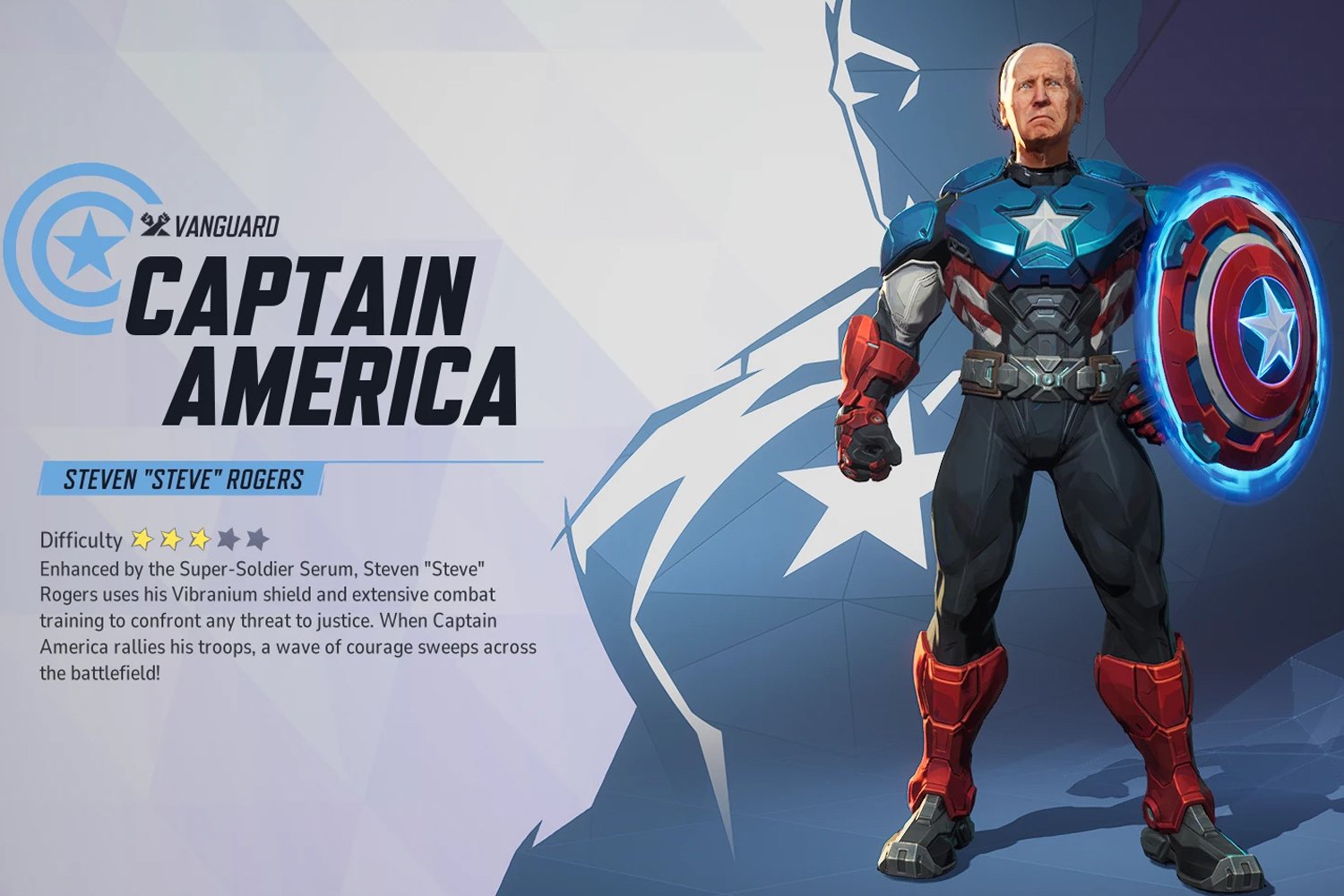 Marvel Rakipleri Kaptan Amerika Biden Modu