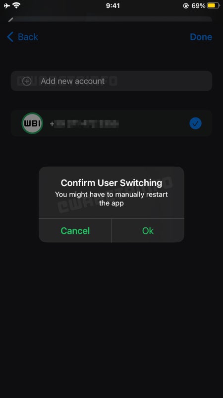 WhatsApp, iOS için çoklu hesap desteği üzerinde çalışıyor