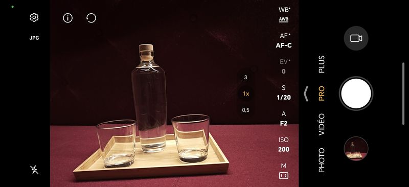Honor Magic7 Pro fotoğraf uygulaması arayüzü, 2025, Ph. Moctar KANE.
