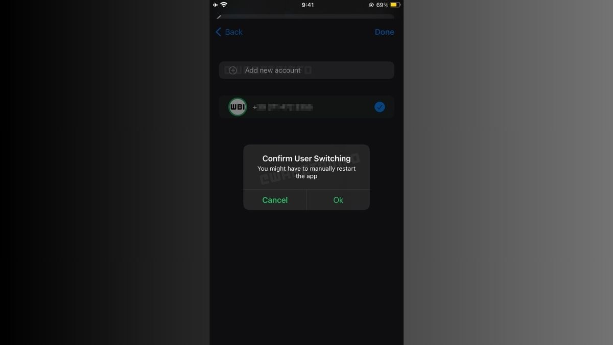 çoklu hesap whatsapp wabetainfo iOS için WhatsApp