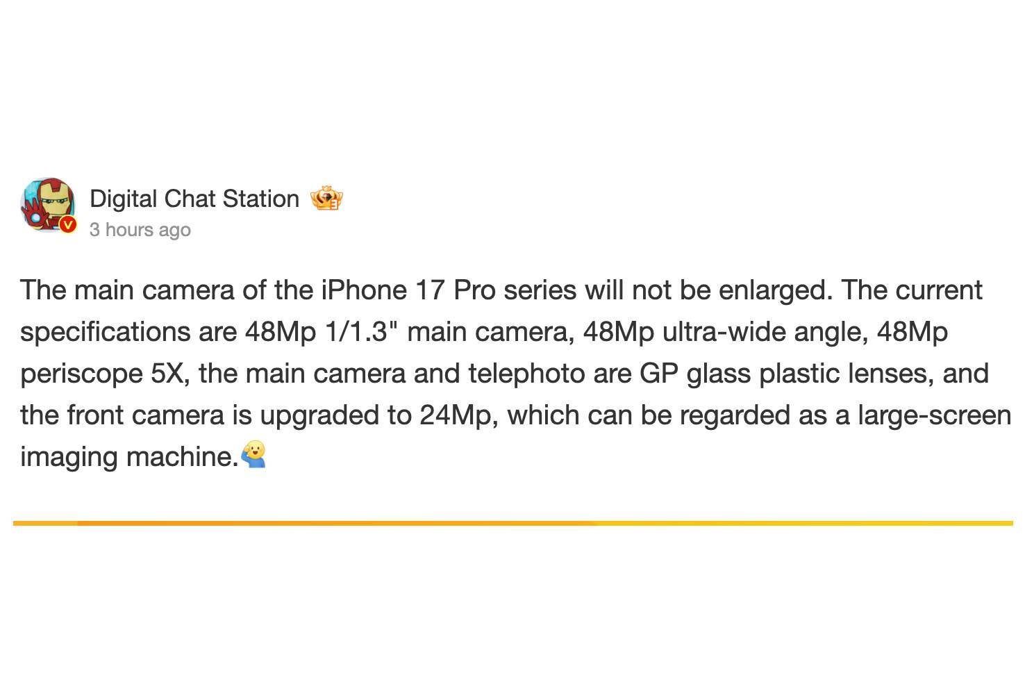 iPhone 17 Pro'nun kamerası