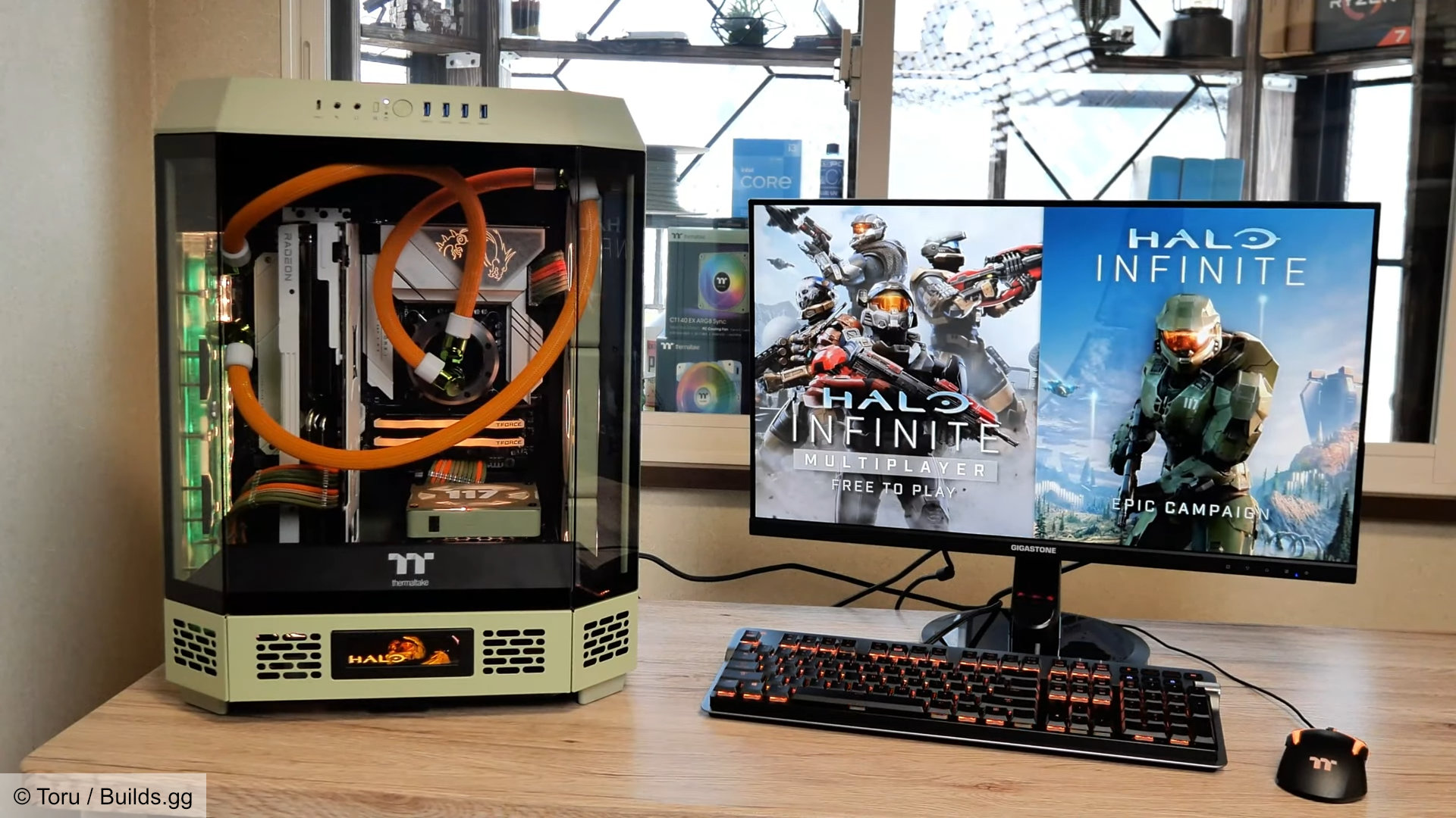 Monitörlü Halo Gaming PC