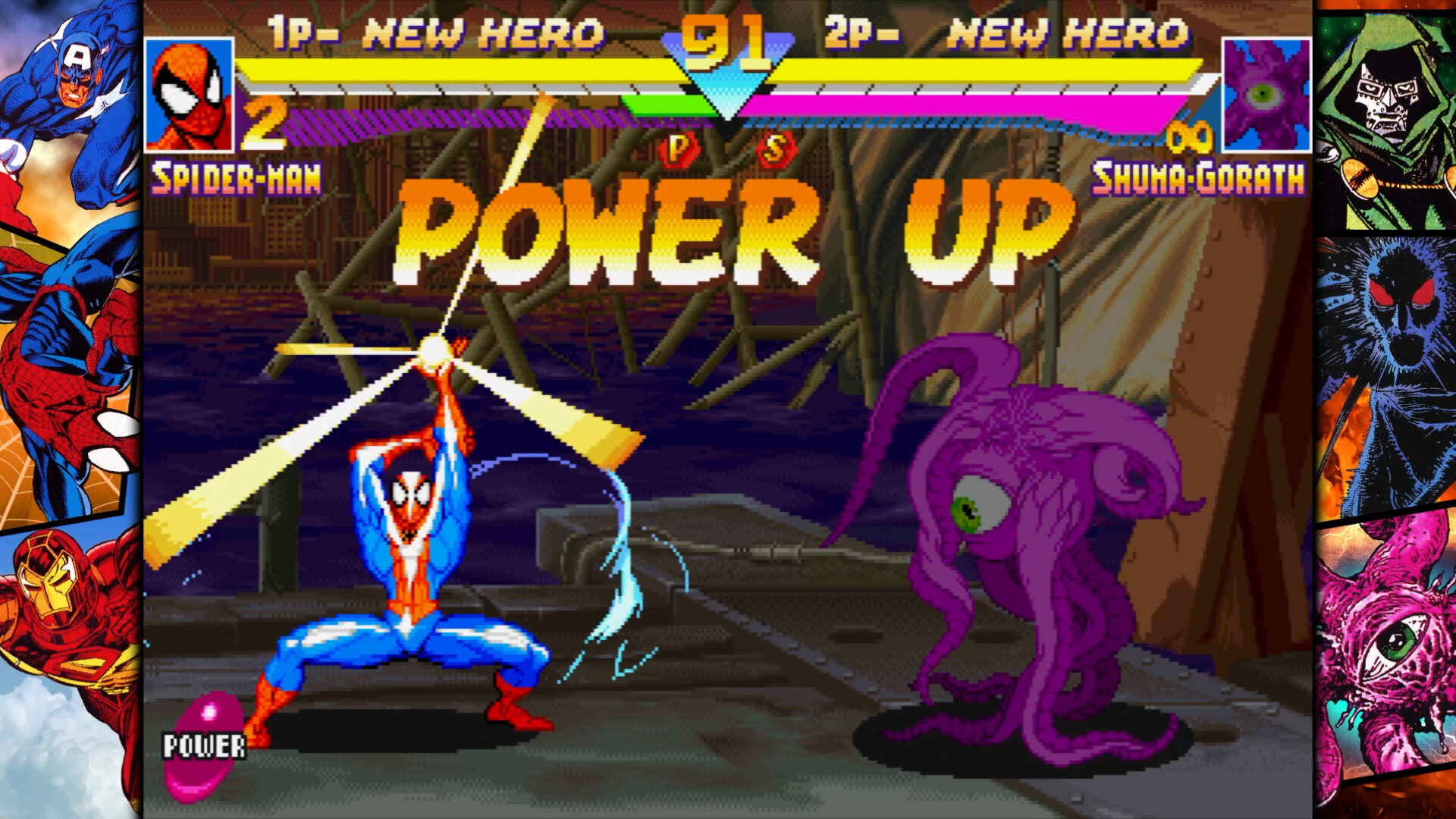 Marvel ve Capcom Fighting Collection Arcade Classics