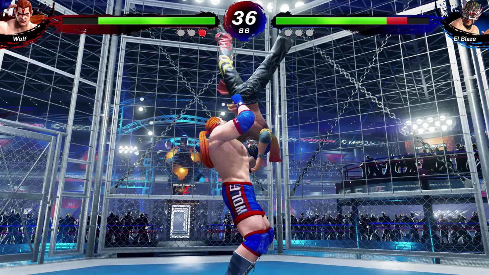 Virtua Fighter5 Revo 005 - Outerhaven Virtua Fighter 5 Revo Wolf vs El Blaze