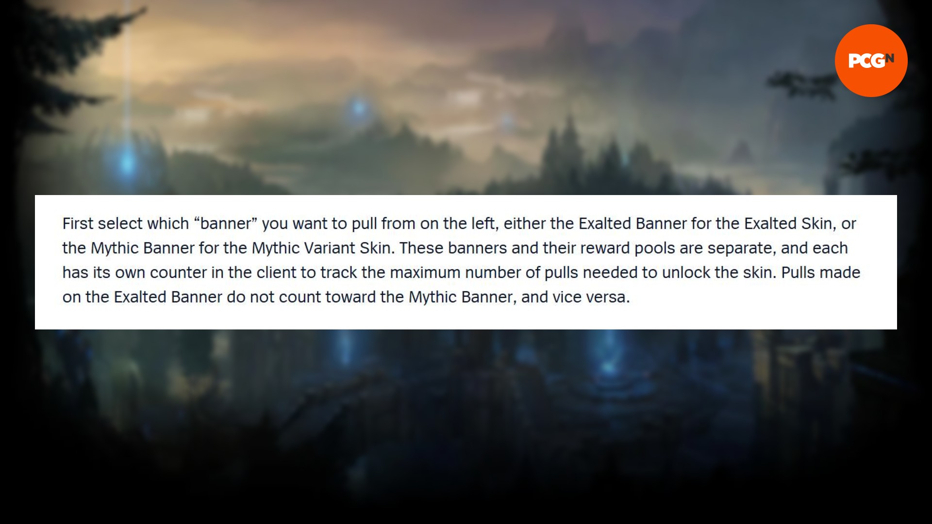 Lig-Legends-Lol-Mythic-Variants-Sanctum-Acity-Backlash Sanctum'un Banner Yazık Sistemini tartışan bir League of Legends blog yazısının ekran görüntüsü