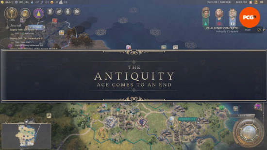 CIV 7 Keşif Çağı antik çağın sona ermesiyle başlar.