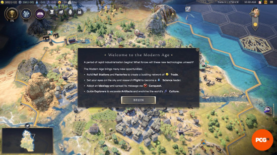 Civ 7 Çağ: Modern Çağ'ın başlangıcı.
