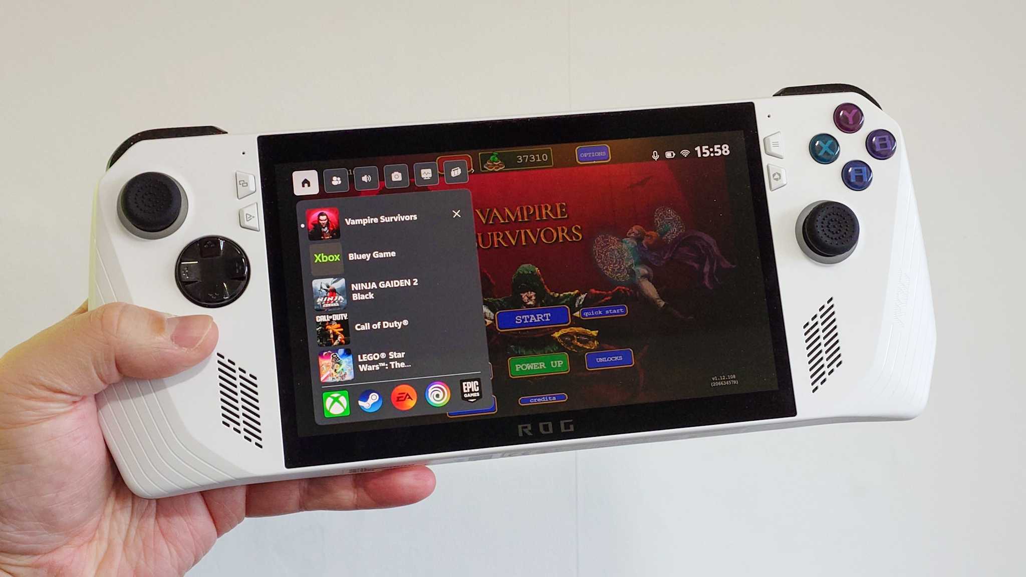 Rog müttefikinde xbox oyun çubuğu kompakt modu