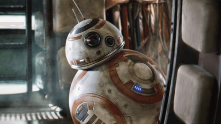 Millennium Falcon'da BB-8.