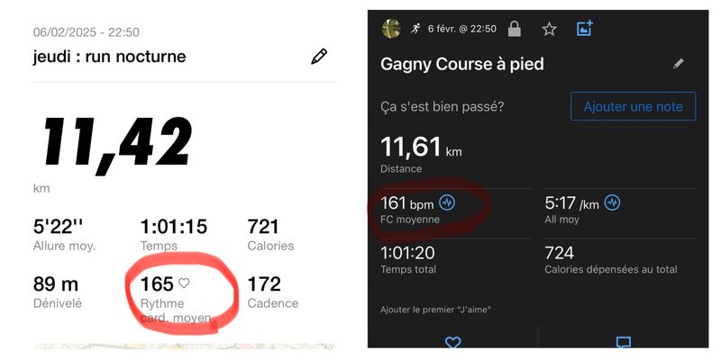 Powerbeats Pro 2 ve bir kardiyo kemeri tarafından ölçülen bir saatlik yarışın ortalama kalp atış hızı Moctar Kane'yi yakalar.